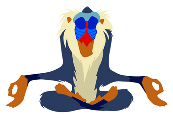 Mufasa Sticker - Just Stickers Lion King Stickers Rafiki Png