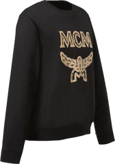 Medium Womens Logo Sweatshirt Black - Mcm Png