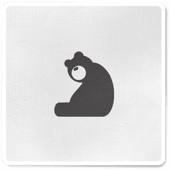 Bear Icon Pet Logo Design Art - Bear Icon Logo Png