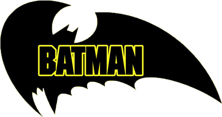 Batman Logo Outline Inside Pulse - Batman Png