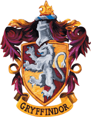 Harry Potter Hogwarts - Gryffindor Crest Png