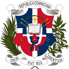 Dominican Republic - Dominican Flag Logo Png