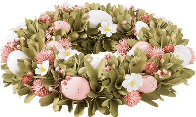 KÃ¤the Wohlfahrt - Online Shop Easter Wreath In Rose And White Christmas Decorations And More Png