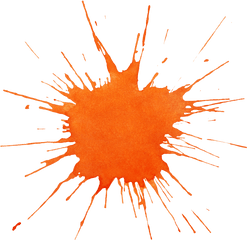 Pin Orange Paint Splatter Clip Art - Orange Splat Png Orange Splatter Png Free