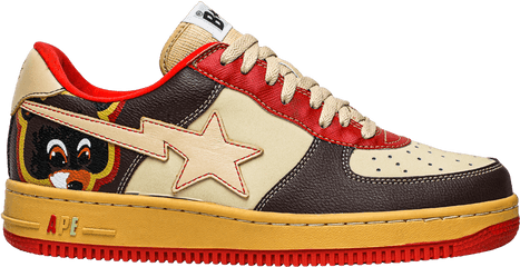 Kanye West X Bapesta Fs - 001 Low U0027college Dropoutu0027 A Kanye West X Bape Png