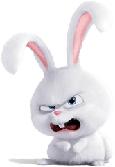 Pets Rabbit Snowball Png File - Secret Life Of Pets Rabbit