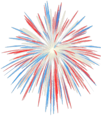 4th - Transparent Transparent Background Firework Png