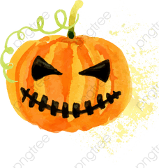 Real Pumpkin Png - Pumpkin Clipart Realistic Calabaza De Watercolor Halloween Pumpkin Png