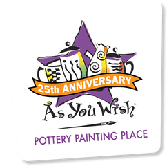 As You Wish - Pottery Painting Place You Wish Painting Logo Png