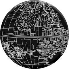 Death Star Aluminum Productlink - Death Star Pop Socket Png