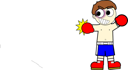 Man Boxing Clipart Png - Cartoon Boxer Png