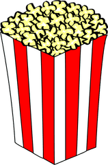 Popcorn Kernel Clipart Transparent - Cartoon Clip Art Popcorn Png