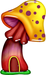 Download Mushroom Fairies Gnomes Elves Unicorns Tinkerbell - Tinkerbell Mushrooms Png