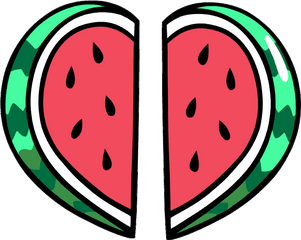 Mirinda U2014 Peet - Watermelon Heart Gif Png