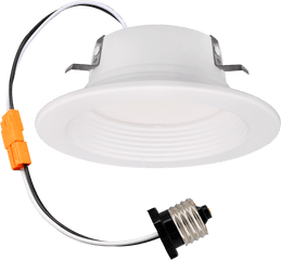 4 Round Led Economical Retrofit Recessed Light Dimmable 12w Png Lighting Effect