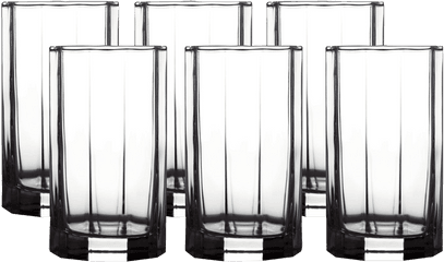 Iveo Glass Waterjuice Tumbler 305 Ml Set Of 6 - Vase Png