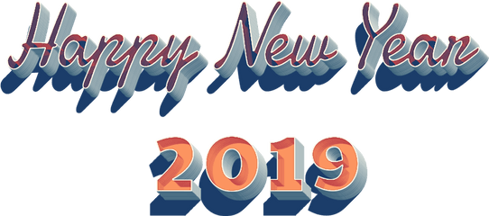 Happy New Year 2019 Png Transparent Image