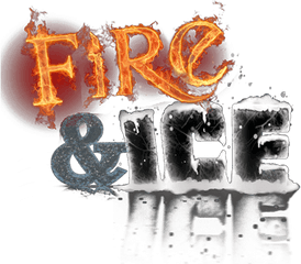 Fire And Ice 4 - Fire And Ice Calligarphy Png