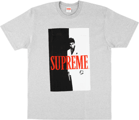 Supreme Scarface Split Tee - Short Sleeve Png