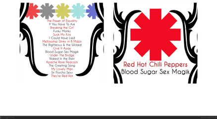 Red Hot Chili Peppers Blood Sugar Sex Magik Music Box Art - Language Png