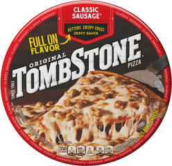 Classic Sausage Frozen Pizza Original Tombstone - Tombstone Pizza Png