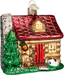 Lake Cabin Ornament - Decorative Png