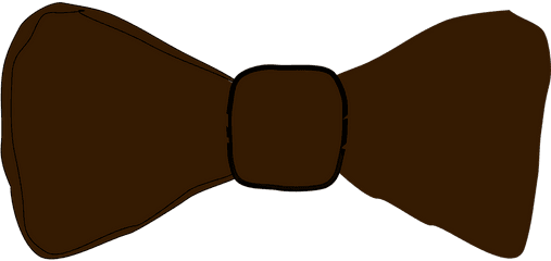 Brown Bow Tie Clipart Png Image - Black Bow Tie Clip Art