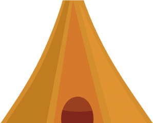 Tent Clipart Transparent Background - Triangle Png