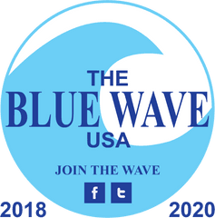 Bluewave - Trump Is Blue Wave Png