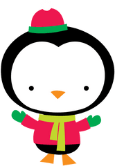 Christmas Penguin Png - Clip Art