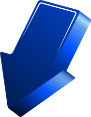 Download Transparent Blue Arrow - Full Size Png Image Pngkit Portable Network Graphics