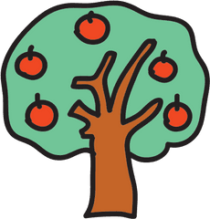 Apple Tree Icon - Free Download Png And Vector Apple