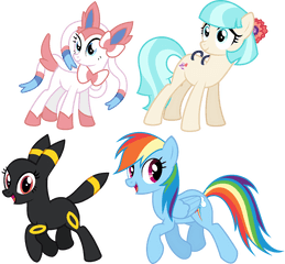 Ponified Ponymon Rainbow Dash - Fall Formal Mlp Pony Png