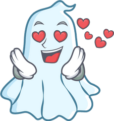 Download Halloween Fond Du0027Ã©cran Entitled Cute Ghost In L - Ghost Singing Png