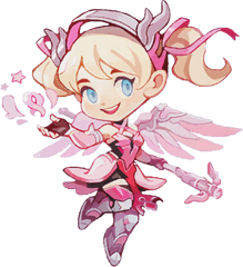 Overwatch Pink Mercy Sprays Transparent - Overwatch Pink Mercy Sprays Png