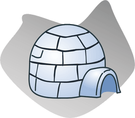 Cartoon Royalty Free Library Png Files - Transparent Igloo Clipart