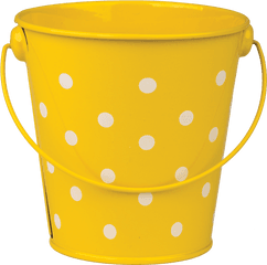 Download Tcr20828 Yellow Polka Dots Bucket Image - Polka Dot Polka Dot Bucket Png