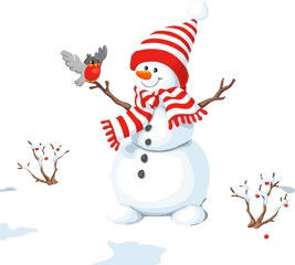 Snowman Christmas Snow Free Transparent - Transparent Snowman Png