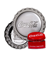 Coca - Cola Coin 1 Oz Emkcom 1 Oz Silver Proof Coca Cola Coin Png