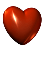 3D Red Heart File - Free PNG