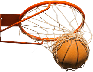 Free Png Basketball Net Image With Transparent - Basketball In Net Png