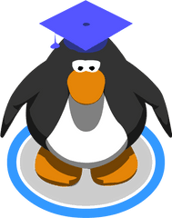 Graduation Cap Club Penguin Wiki Fandom - Club Penguin Dance Transparent Png