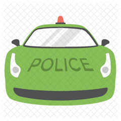 Cop Car Icon - Police Car Png