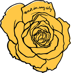 Yellow Rose Decal 5 Png Transparent