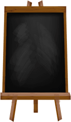 Chalkboard Sign Sandwich Board - Transparent Sandwich Board Png