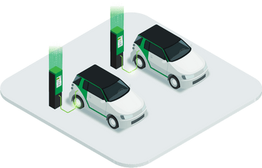 Electric Car Charging For Apartments - Electric Car Png