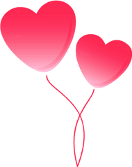 Pink Heart Balloon Png - Clip Art Heart Balloon Png