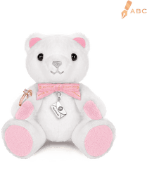 Mini Sparkle Beawelry Bear With A Ring Holder U0026 Silver Envelope Charm - Beawelry Png