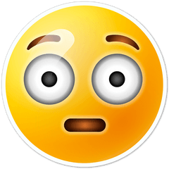 Download Transparent Emoji Embarrassed - Embarrassed Face Flushed Face Emoji Transparent Png