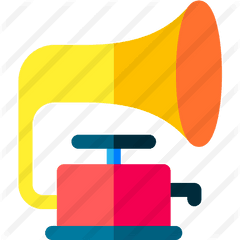 Phonograph - Clip Art Png